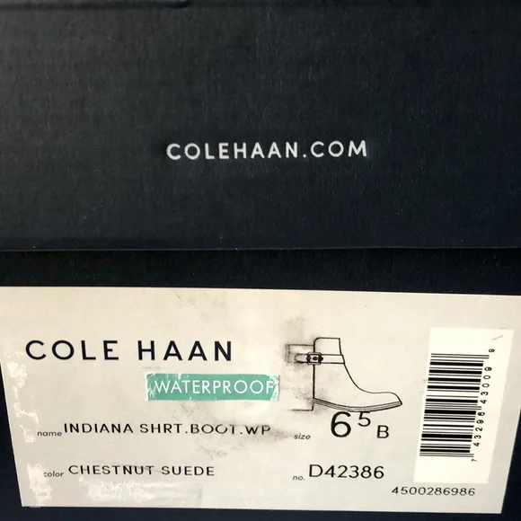 {Waterproof} Cole Haan Indiana Suede Booties - Picture 11 of 11